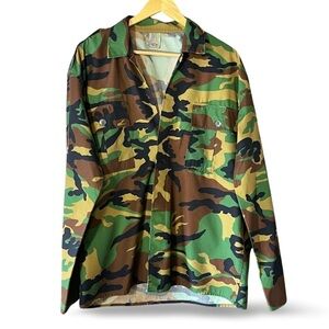 U.S. Army Green and Brown Camouflage Field Jacket